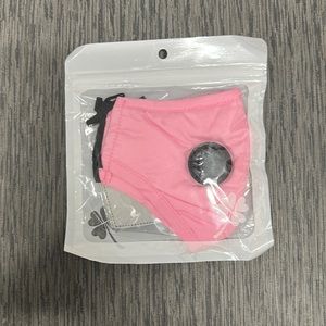 Pink Face Mask with Vent